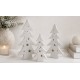  Leyu Metalen Kerstbomen Wit set van 3  – 28, 38 & 48 cm | Kerstdecoratie 